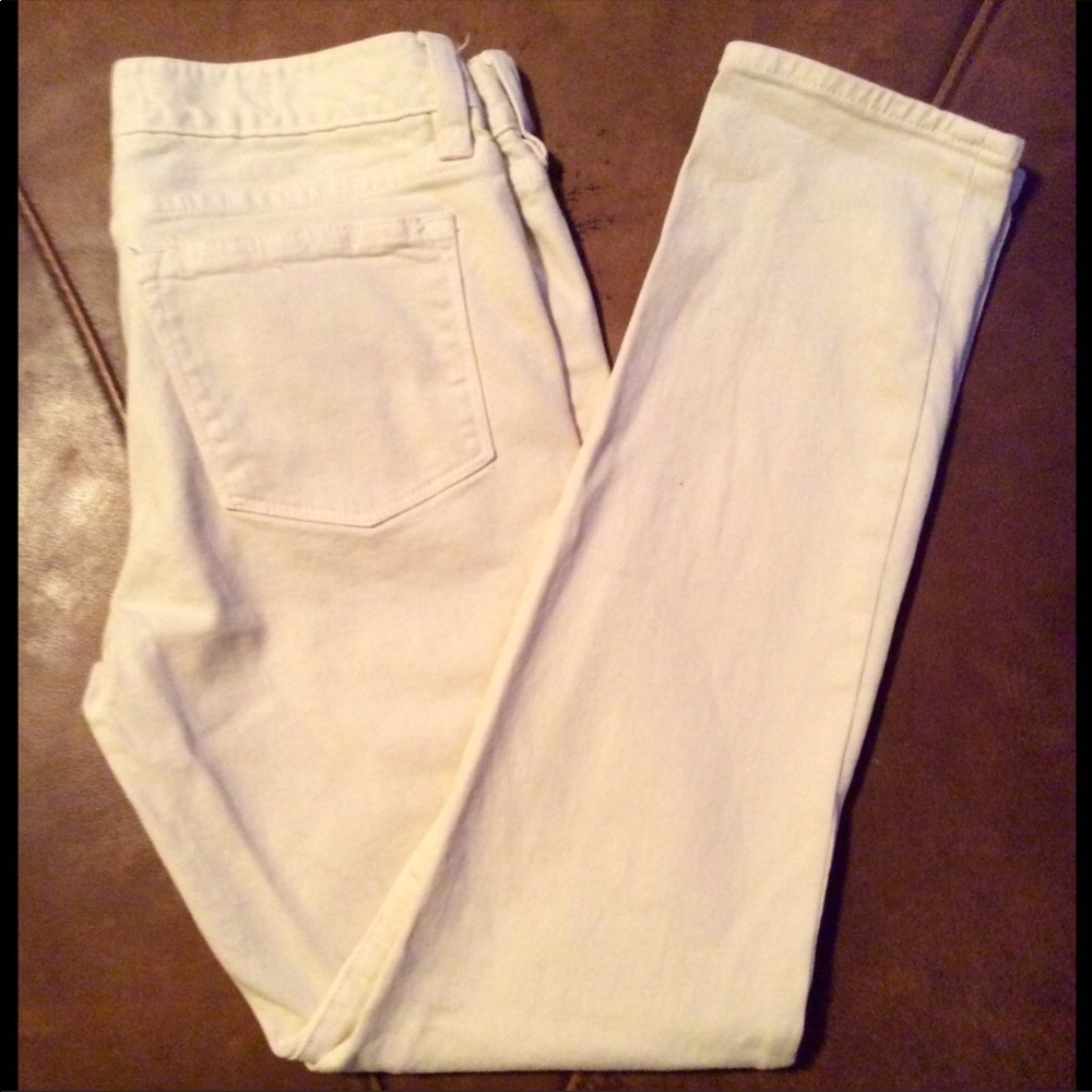 J Crew Toothpick Ankle Ecru size 26 - Picture 2 of 4